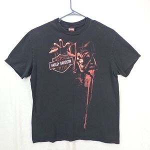 Harley-Davidson Tee T-Shirt XL Singapore Joker Clown Melting VF‎ Imagewear 2009
